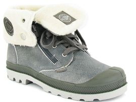 PALLADIUM BAGGY LEATHER JR<br>Gris