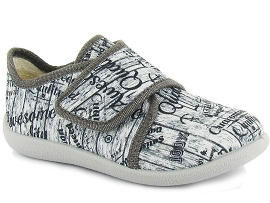 OFLEUR DOGUE:Toile/Gris/Gris