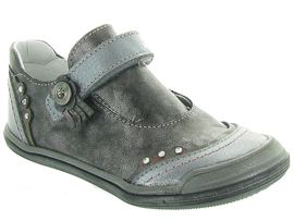 KEVIN FLASH:Cuir/Gris/Gris