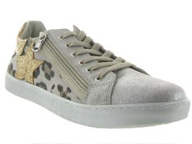 HARMONY PEAU STARK STELLA:Cuir laminé/Gris/