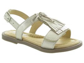 APONI CHERRY:Cuir laminé/Beige/Or