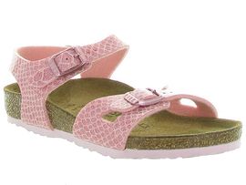 BIRKENSTOCK RIO MAG SNAKE<br>Rose