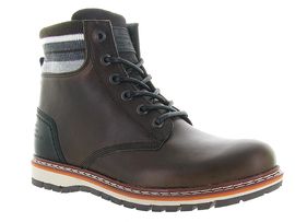 B1 4988H:Cuir/Marron/Marron fonçé