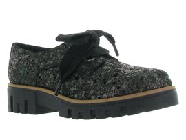 FOX DERBY GLOSS 4390 EQ:Cuir laminé/Marron/Bronze