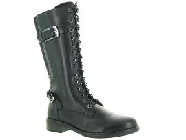 WARD V CHECKER DOT BB ROXANA 10:Cuir/Noir/Noir