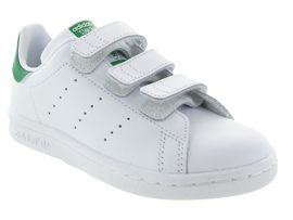 ADIDAS STAN SMITH CADETS VELCRO<br>Blanc