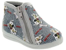 ACADEMY BALGA GARCON:Velours/Marron/