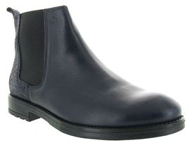 MISS 9355:Cuir/Bleu Marine/