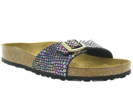 R3415 MADRID SHINYS:Cuir croco/Noir/