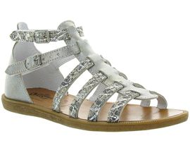 GOA F JUDITH:Cuir/Gris/Argent