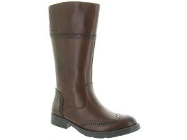 BOTTE I2405290 J74D3G SOFIA:Cuir/Blanc/