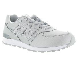 NEW BALANCE GC574 LACET GIRL<br>Argent