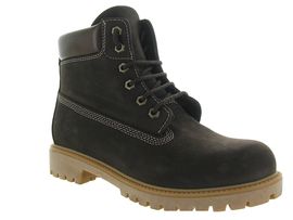 KAYLIN CARA 7506:Nubuck/Marron/Marron fonçé