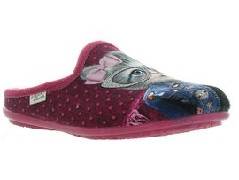Chaussures Online La Maison De L Espadrille Chaussons Et Pantoufles 9047 Chat Fushia Femme