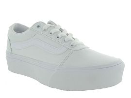 KAZ WARD PLATEFORM WOMEN:Toile/Blanc/