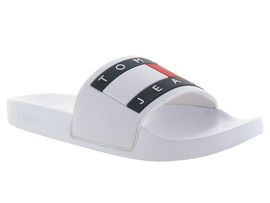 TOMMY HILFIGER FLAG POOL SLIDE<br>Blanc