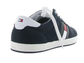 basket cuir bleu marine homme