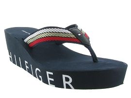 VEJAR ICONIC WEDGE BEACH SANDAL:Synthetique/Bleu/