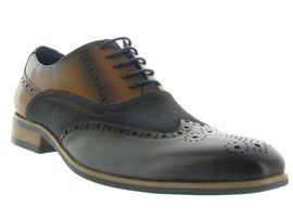 TOMMY JEAN FLATFORM CHAPLIN:Cuir/Marron/