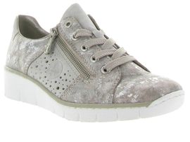 NAUTICAL MELTON LEATHER LACE UP NOIR 53715:Synthetique/Marron/