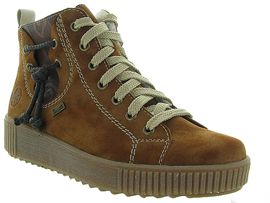 FLAG MID HEEL LEATHEZR CHELSEA MARRON Y6423:Synthetique/Blanc/