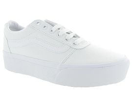 GAG WARD PLATFORM WOMEN:Toile/Blanc/Blanc