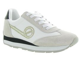 BOUBA NIGLO CITY RUN JOGGER:Toile/Blanc/Blanc