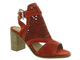 V250123 BOTTINE 4620:Nubuck/Orange/