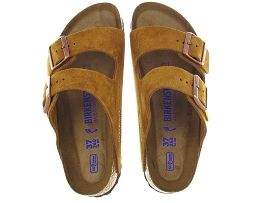 BIRKENSTOCK ARIZONA CUIR<br>Jaune