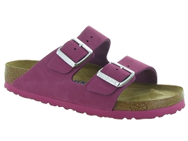 BIRKENSTOCK ARIZONA CUIR<br>Fushia
