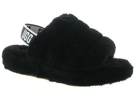 UGG AUSTRALIA FLUFF YEAH SLIDE<br>Noir