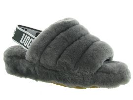 UGG AUSTRALIA FLUFF YEAH SLIDE<br>Gris