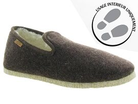 LA MAISON DE L ESPADRILLE 124F CHARENTAISE<br>Marron fonçé