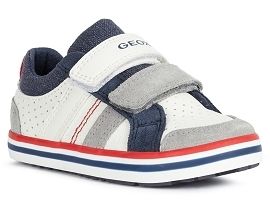 PHOEBE NOIR PAILLETTE B15A7C KILWI BOY:Cuir/Blanc/