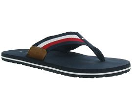 TOMMY HILFIGER CORPORATE H FLIPFLOP<br>Marine