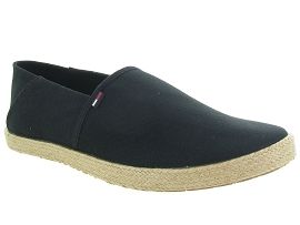 TOMMY HILFIGER TOMMY ESSENTIAL ESPADRILLE<br>Noir
