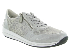 RANDY N1112:Cuir/Gris/Argent