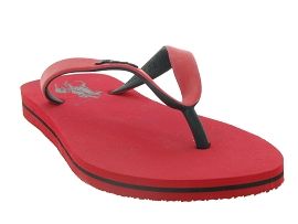 RALPH LAUREN FLIP FLOPS<br>Rouge