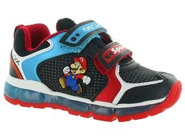 GEOX J1644A ANDROID LIGHT MARIO BROS<br>Noir