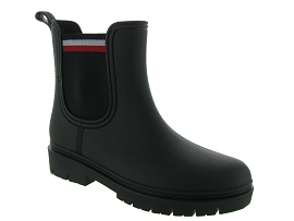 TOMMY HILFIGER RAIN BOOT ANKLE<br>Noir