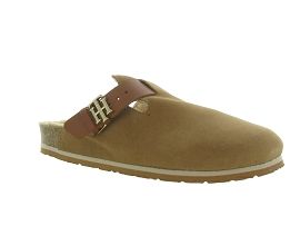 TOMMY HILFIGER WARMLINED CLOSE MULE<br>Gold