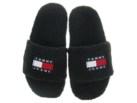 TOMMY HILFIGER FLAG POOL SLIDE<br>Noir