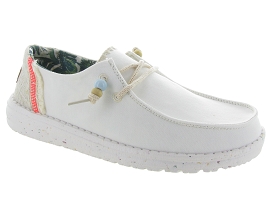 HEY DUDE WENDY NATURAL<br>Blanc