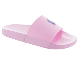 RALPH LAUREN POLO SLIDE PP<br>Rose