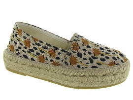 LA MAISON DE L ESPADRILLE 485 LEOPAL<br>Marron