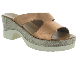 COCOON BOY ADRIANA:Cuir laminé/Rose/