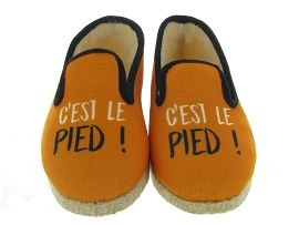 CHAUSSE MOUTON CEST LE PIED<br>Orange