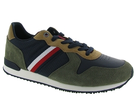 TOMMY HILFIGER ICONIC RUNNER MIX<br>Kaki