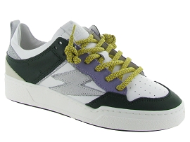 9502 CHITA 8204:Cuir/Blanc/Blanc