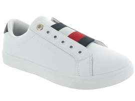 TOMMY HILFIGER ESSENTIAL SLIP ON<br>Blanc